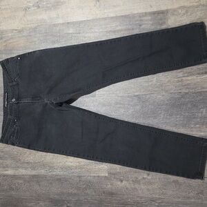 Levis Mid Rise Skinny Women's Size 14M Black Stretch